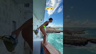 diving off a BALCONY in Italy 😳