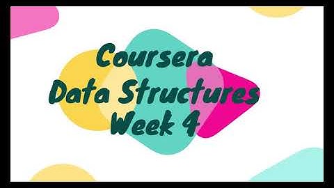 Data Structures , week 4 Answers