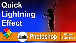 Photoshop Tutorial How To Create A Quick Lighting Effect