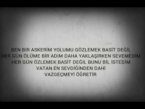 Rap - Söz Askerin Mektubu (lyrics)