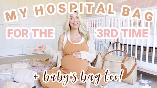 what's in my hospital bag for L\&D as a 3rd time mom! twin delivery | Olivia Zapo