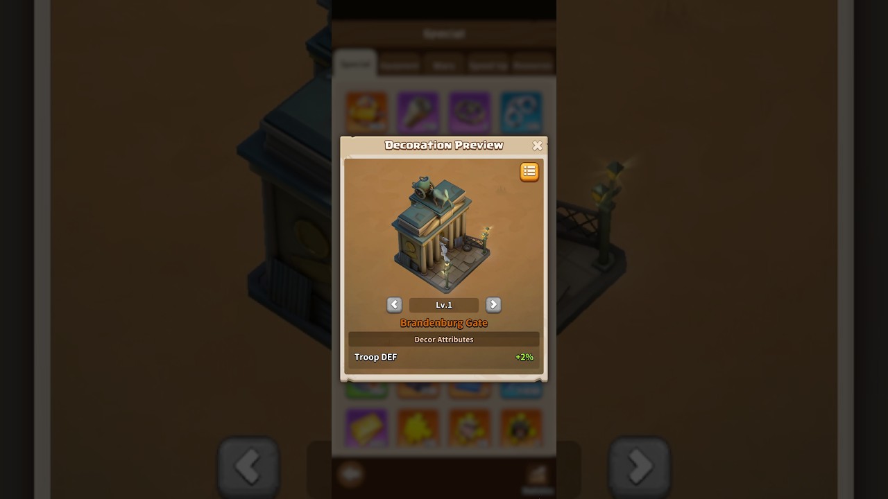 Dark War Survival - Upgrade Brandenburg Gate