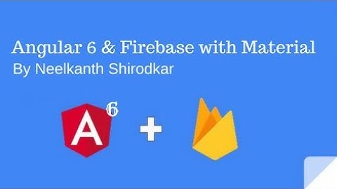 Angular6 and firebase with Material Design Table