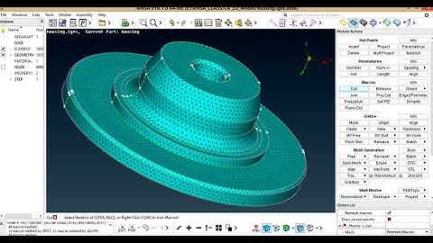 3D mesh, Tetra mesh ANSA