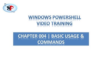 PowerShell Tutorial | 004 | Basic usage and commands