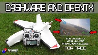 Add gauges to your HD footage for free using OpenTX INAV  Logfiles & Dashware