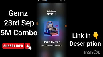 Gemz 5M Daily Combo 23rd September #gemz #trending #crypto #bitget #binance #bybit #shorts