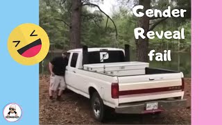 LOL BABY GENDER REVEAL CAR BURN OUT FAIL 2018