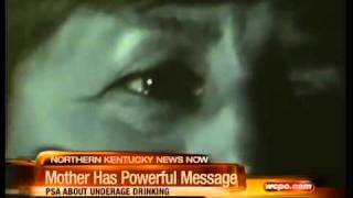 A mother delivers an intense message to help others.
