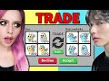 BAŞKAN SEN HAYIRDIR !? TEK RENK TRADE CHALLENGE !! ( Roblox Adopt Me )