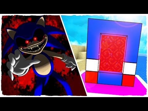 HOW TO MAKE A PORTAL TO THE DIMENSION OF SONIC.EXE - MINECRAFT CREEPYPASTA