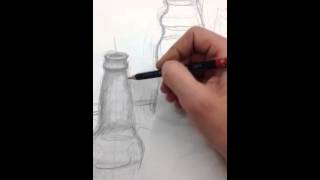 Art Lessons with Rossi: Crosshatching with graphite pencils - Part 1