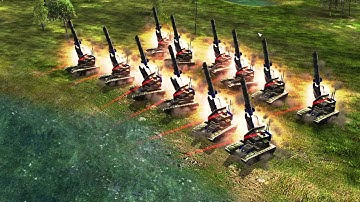 USA Drones + Tomahawk Storm - Start 10k vs China - C&C Generals Prepare For Battle