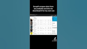 Get data from literally any website! Search ‘ScrapR’ on the chrome web store 🕷️