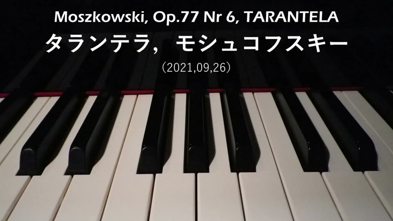 Moszkowski Tarantella Op 77 6 Youtube
