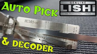 (1340) Review: Lishi HU101 Auto Lock Pick & Decoder