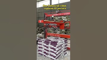 Industrial robots replace manual handling.#Welding #Industry #Palletizing robot#Industrial robot