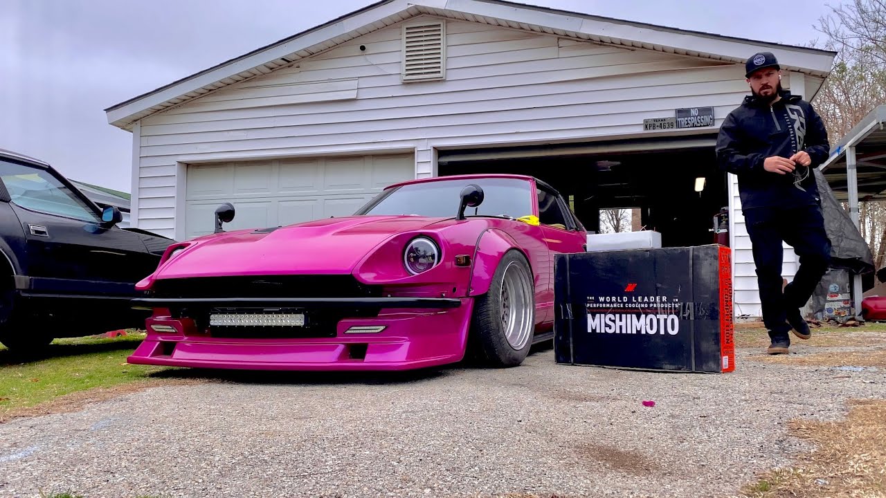 More mishimoto parts and 750 premium haltech wiring on 280zx L28 turbo