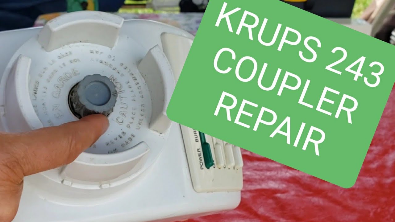 Svag udtryk Napier Krups 243 Blender - Coupler Repair - YouTube