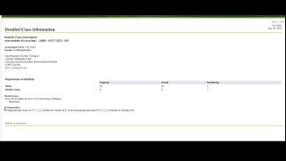 How to find restrictions on a course