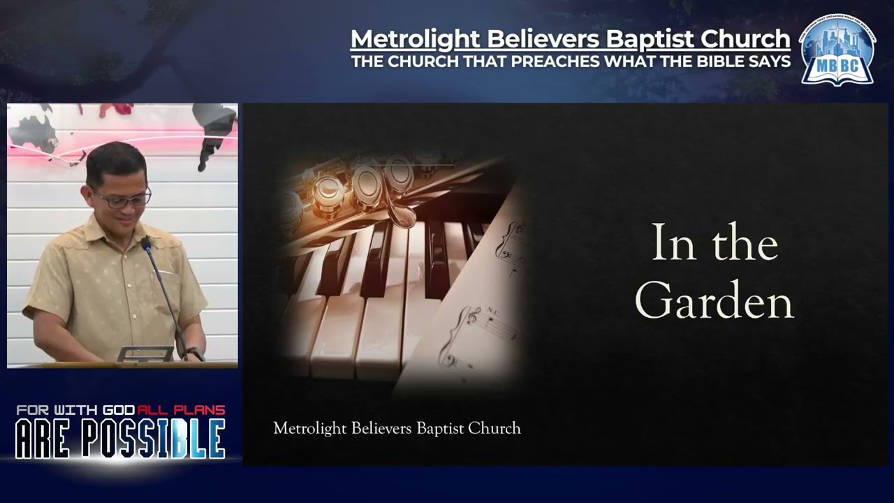 Pastor Nathaniel C. Uy preaching 