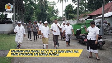 Kunjungan DPRD Provinsi Bali ke TPS 3R Kubon Ampas Sari, Tinjau Operasional dan Berikan Apresiasi