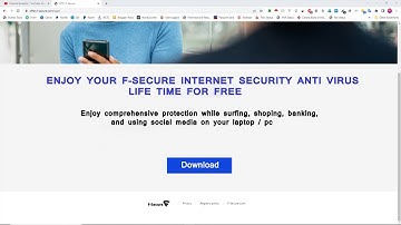F-SECURE internet security  anti virus bilkul free mai pao