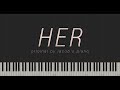 Her \\ Original Composition \\ Synthesia Piano Tutorial