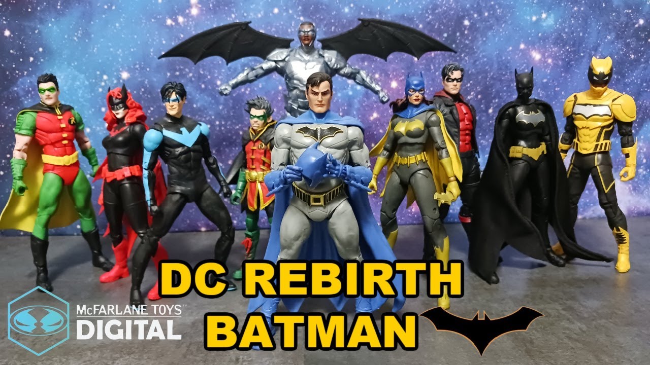 McFarlane Toys Digital NTF DC Rebirth Batman Action Figure Review!!!