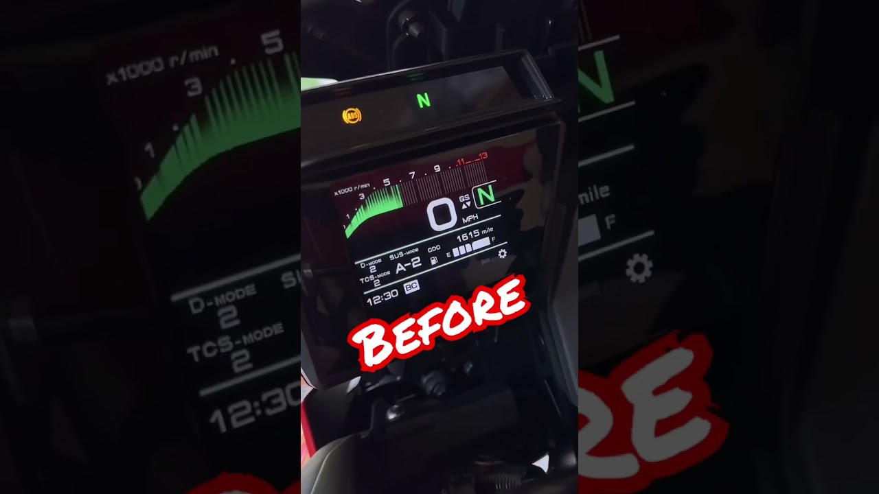 How to change tachometer colour on Yamaha Tracer 9 GT 