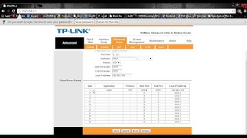 how to port forward the router (mw3) for TD-W8901N module