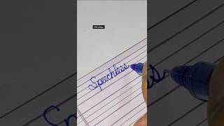 Speechless #handwriting #calligraphy #cursive #writing #youtubeshorts