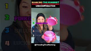 Ranking the Funniest Squishy Glitter Dumpling Unboxing #ranking #shorts #funny #squishy #laugh
