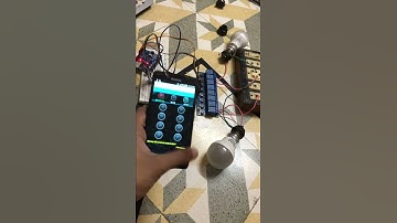 Control Room Lights Using Mobile via Bluetooth | Home Automation | Demo | HarshTronics