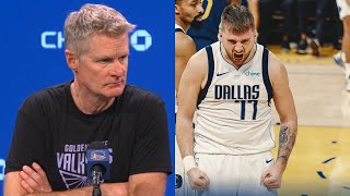 Steve Kerr Asked What Was the Issue vs Dallas: Luka Doncic Was the Issue