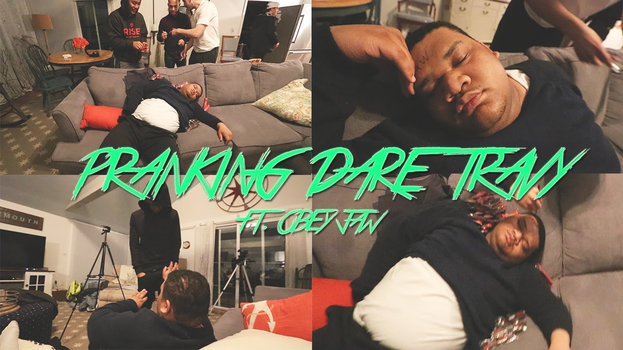 PRANKING DARE TRAVY FT.OBEY JAW - DROP A LIKE IF YOU LOVE DARE TRAVY