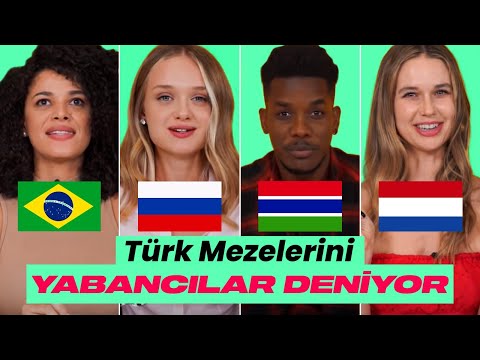 Yabancılar Geleneksel Türk Mezelerini Deniyor - En Çok Hangi Mezeyi Sevdiler?