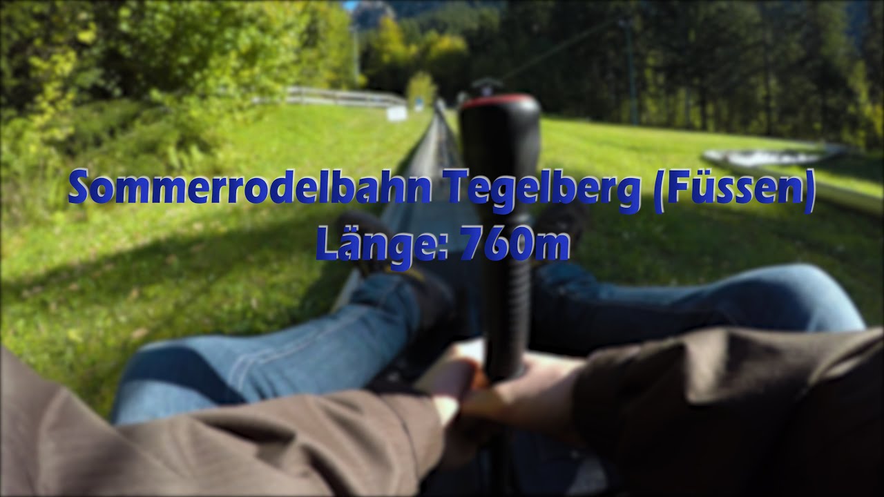 Sommerrodelbahn Tegelberg Füssen - MrHero 4K