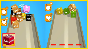 Chain Cube: 2048 3D merge game - gameplay walkthrough android & ios