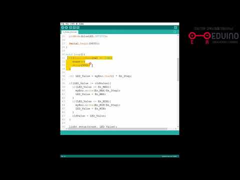 [코드영상]센서실습키트_로터리엔코더_Arduino
