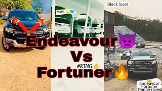 New Modified Black Endeavour Vs Fortuner Viral Stunt lover video 2021||M.H.A TikTok|#Fortuner