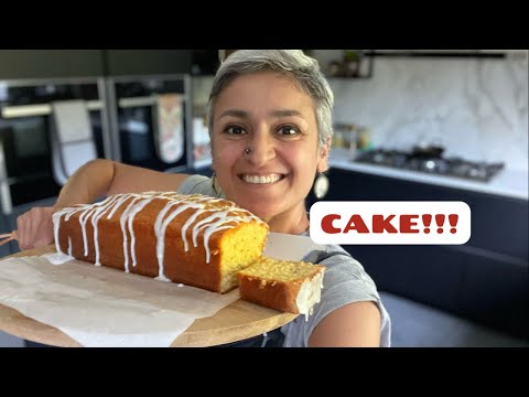 BEST LOAF CAKE  Saffron and Fennel cake with Lemon drizzle on top  Food with Chetna