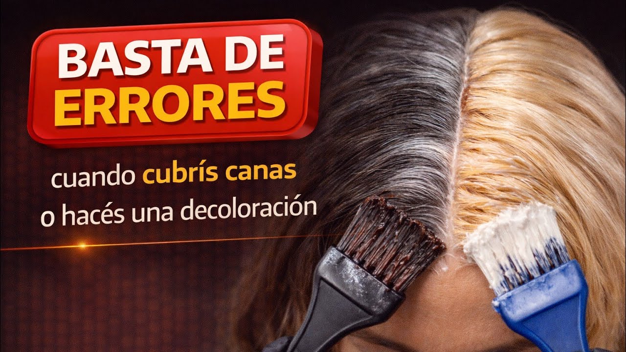 Canas rebeldes ERRORES que pasan cuando haces un TINTE y balayage