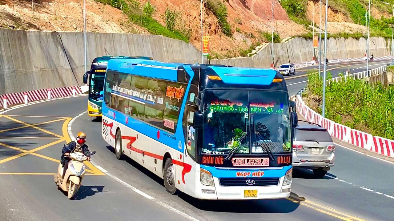 [435] NGẮM XE KHÁCH GIƯỜNG NẰM KHÚC CUA PREN HUYỀN THOẠI #travel #review #tourist #xekhach