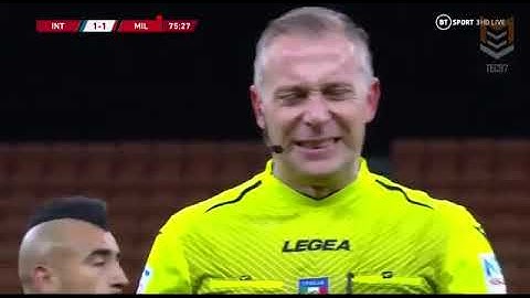 Main referee is injured so 4th official is going to continue the match