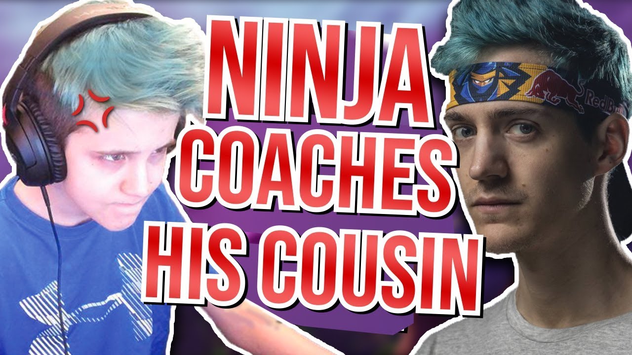 I'm Ninjas Cousin And He Coached Me On Fortnite Battle Royale