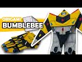 Comment fabriquer un transformateur origami autobot bumblebee