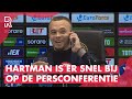 Een ONGEBRUIKELIJK BEGIN van de persconferentie van Quilindschy Hartman na Feyenoord-RKC (5-1)
