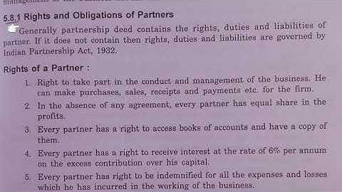 B. Studies-1. Chapter: 5 Partnership. #9
