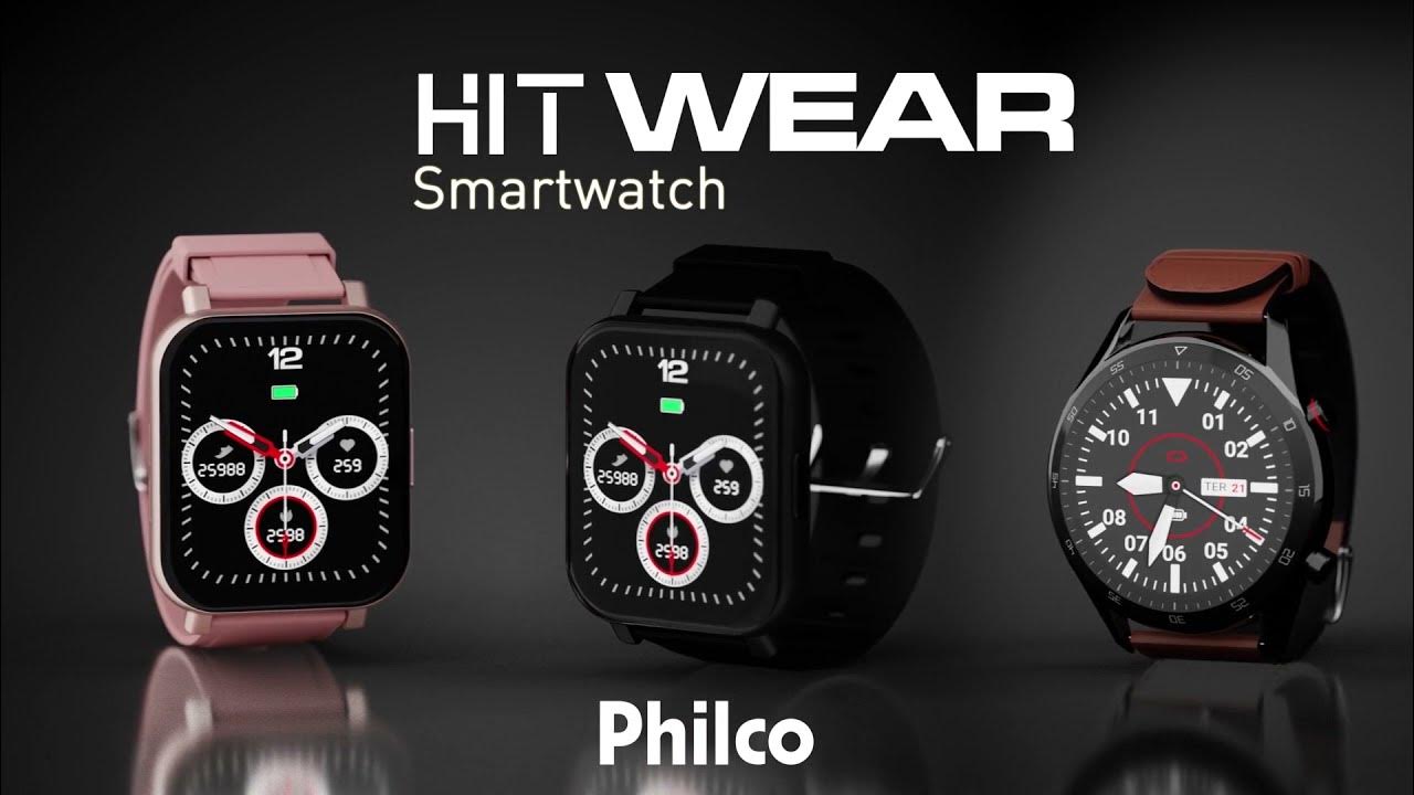 Relógio Smartwatch Philco Hit Wear 42Mm 1,7 Bt 8 Funções Bivolt